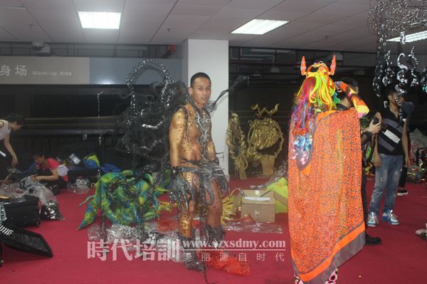 中国好形象化妆造型现场